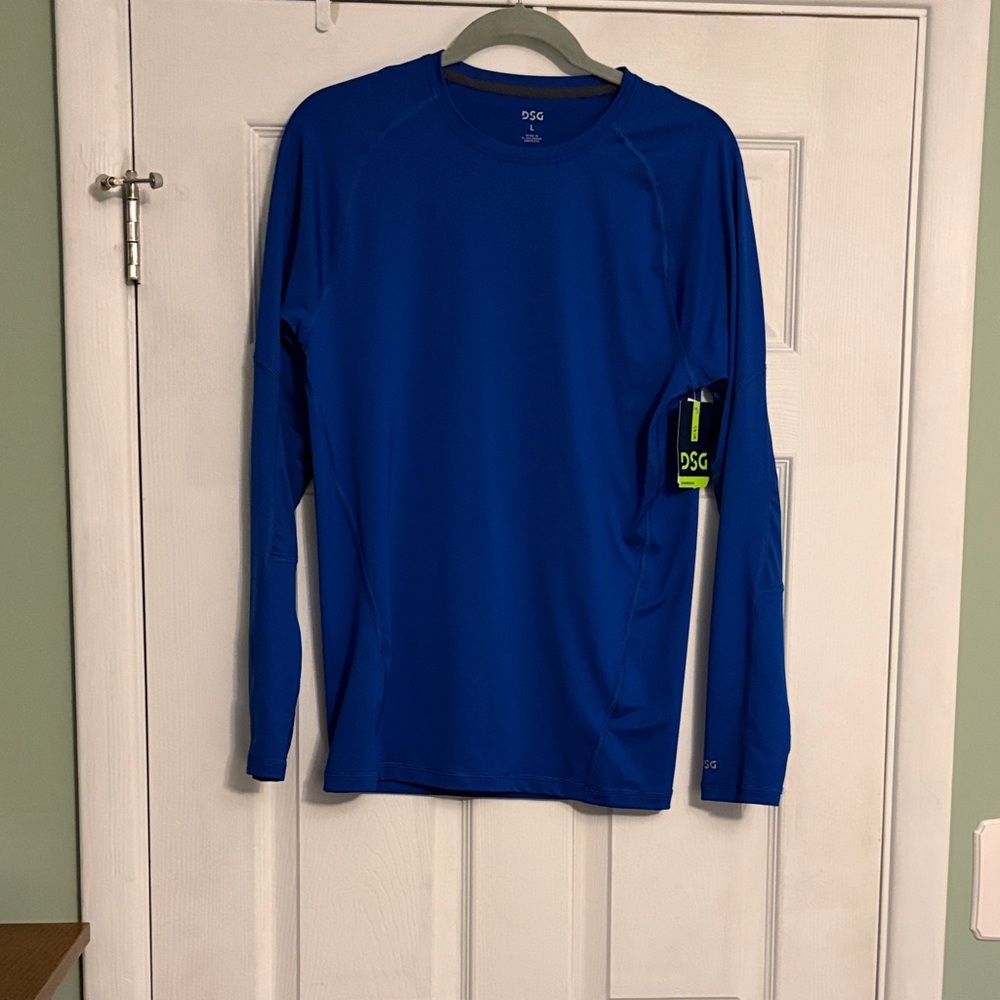 DSG Men's Long Sleeve Tee - Blue